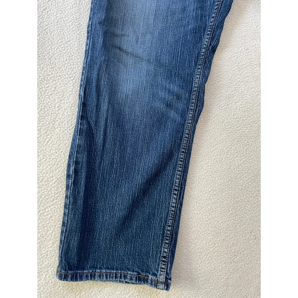 Hemmed Levi's Mens 40 x 27 559 Relaxed Straight Jeans Blue Medium Wash Denim